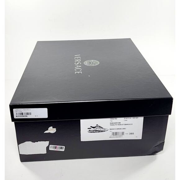 Trigreca Sneakers Blue,Black | VERSACE US VERSACE Trigreca Sneakers US8.5 UK5.5 EU38.5 Cushioning System Logo